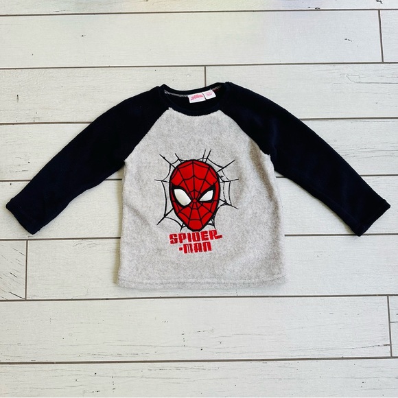 Primark Spiderman Fuzzy Set Size 2-3 Years - Picture 3 of 8